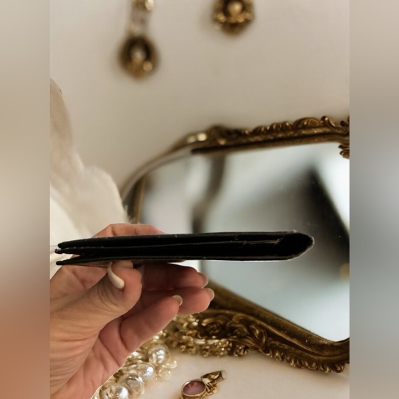 Dunhill unisex long slim black leather wallet - Picture 10 of 11